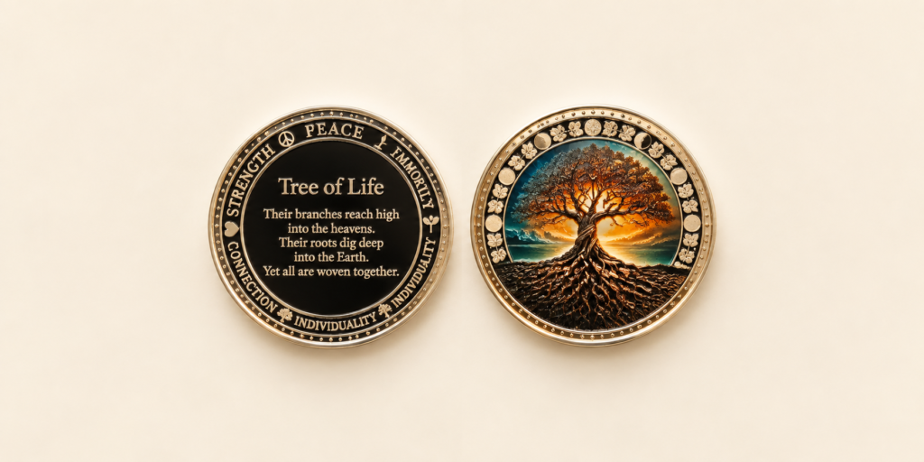 Roots of Northumberland — Tree of Life Keepsake Coin